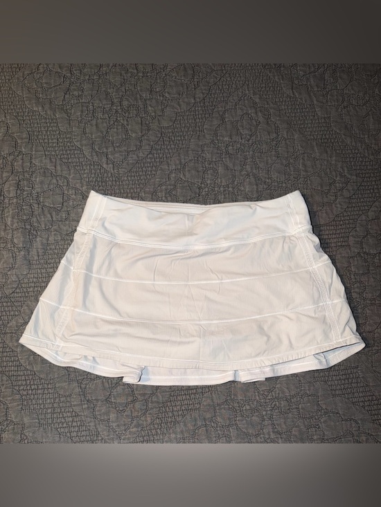 lululemon athletica Pants - Lululemon Pace Rival Skirt-Regular*4-way Stretch* 13" White Women’s Size-8 FLAWS